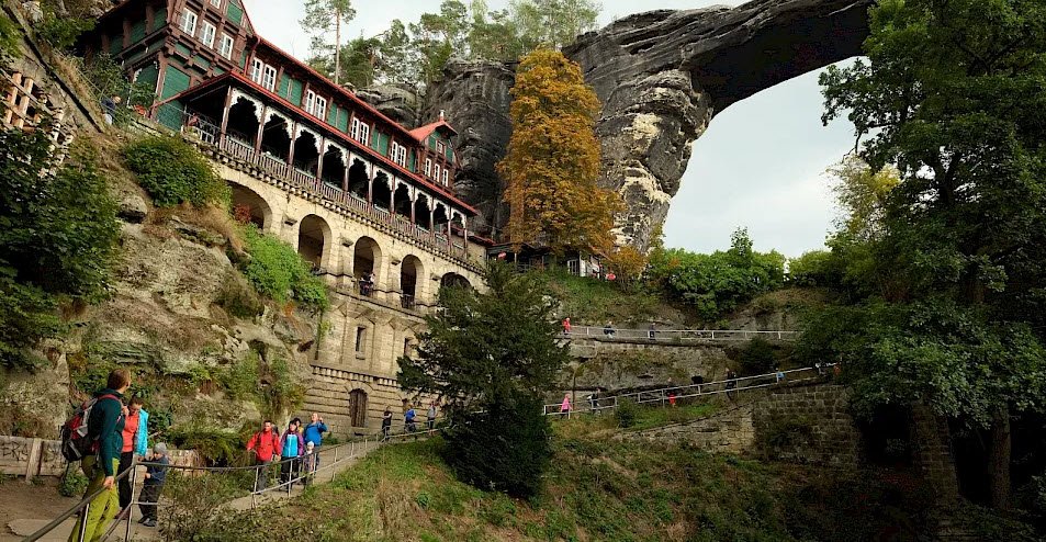 Bohemian Switzerland National Park, North Bohemia (Děčín region), Czech Republic (Czechia)